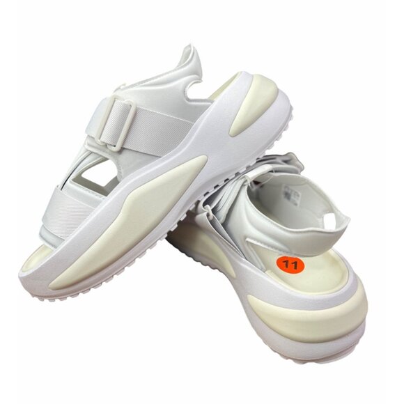 Adidas Womens Swim Mehana Adjustable Strap Cloudfoam Sandals White Size 11 - Picture 2 of 13